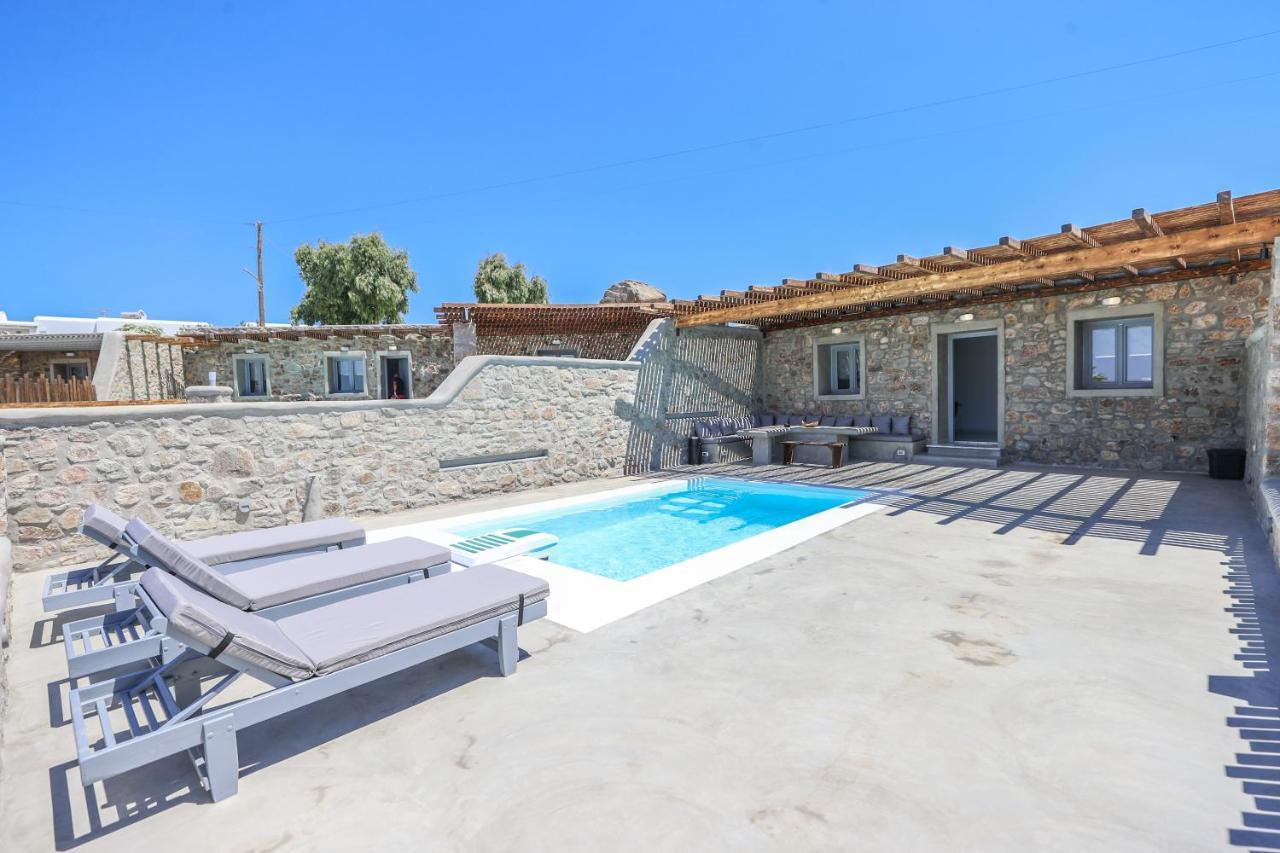 The George Villas With Private Pool, Close To Mykonos Town - Chora 外观 照片