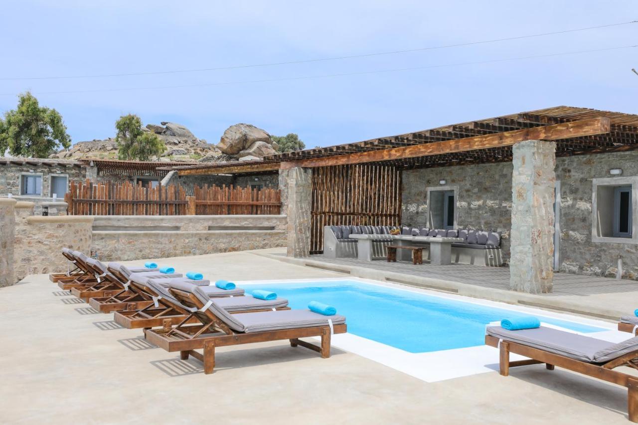The George Villas With Private Pool, Close To Mykonos Town - Chora 外观 照片