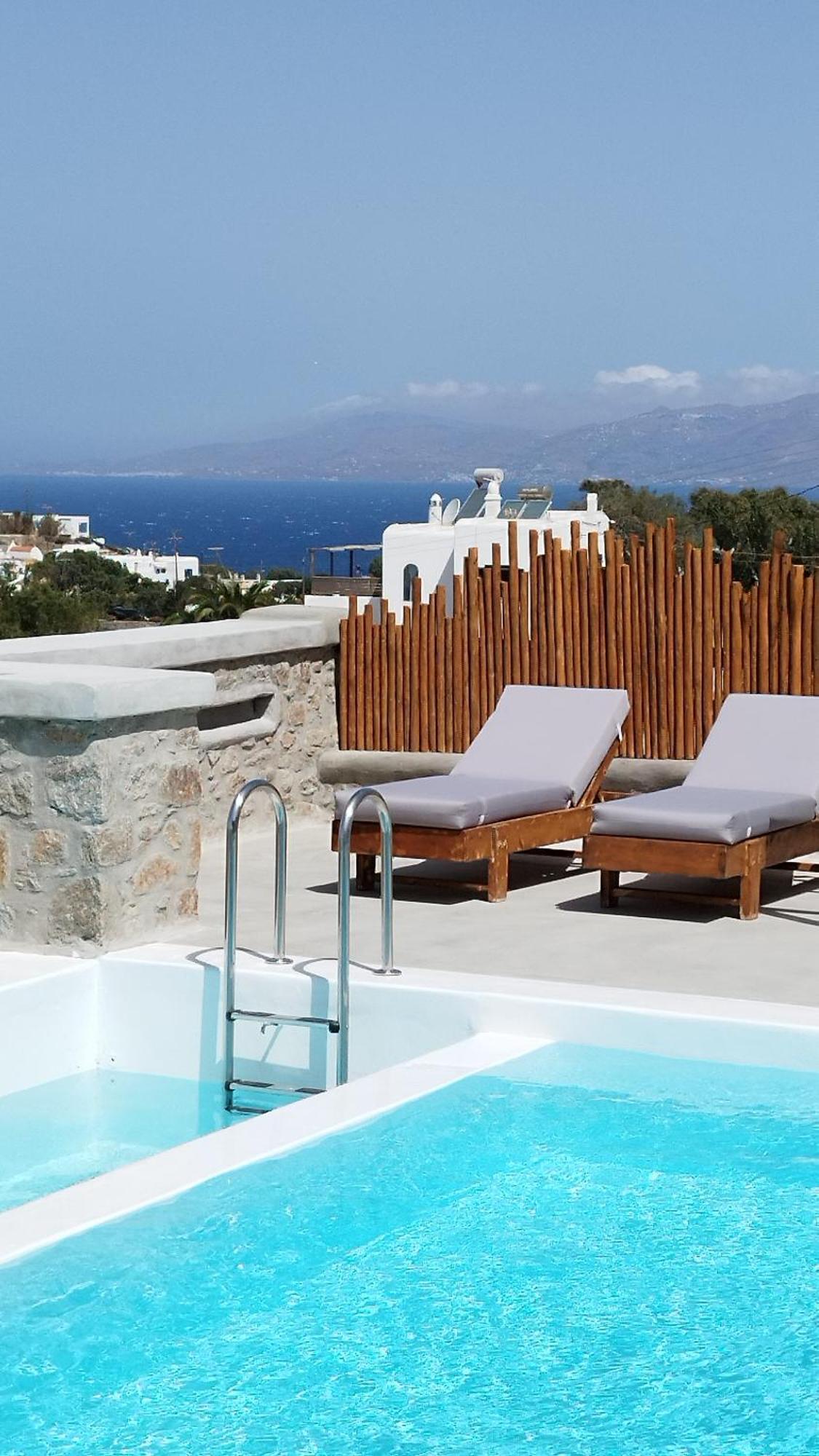 The George Villas With Private Pool, Close To Mykonos Town - Chora 外观 照片