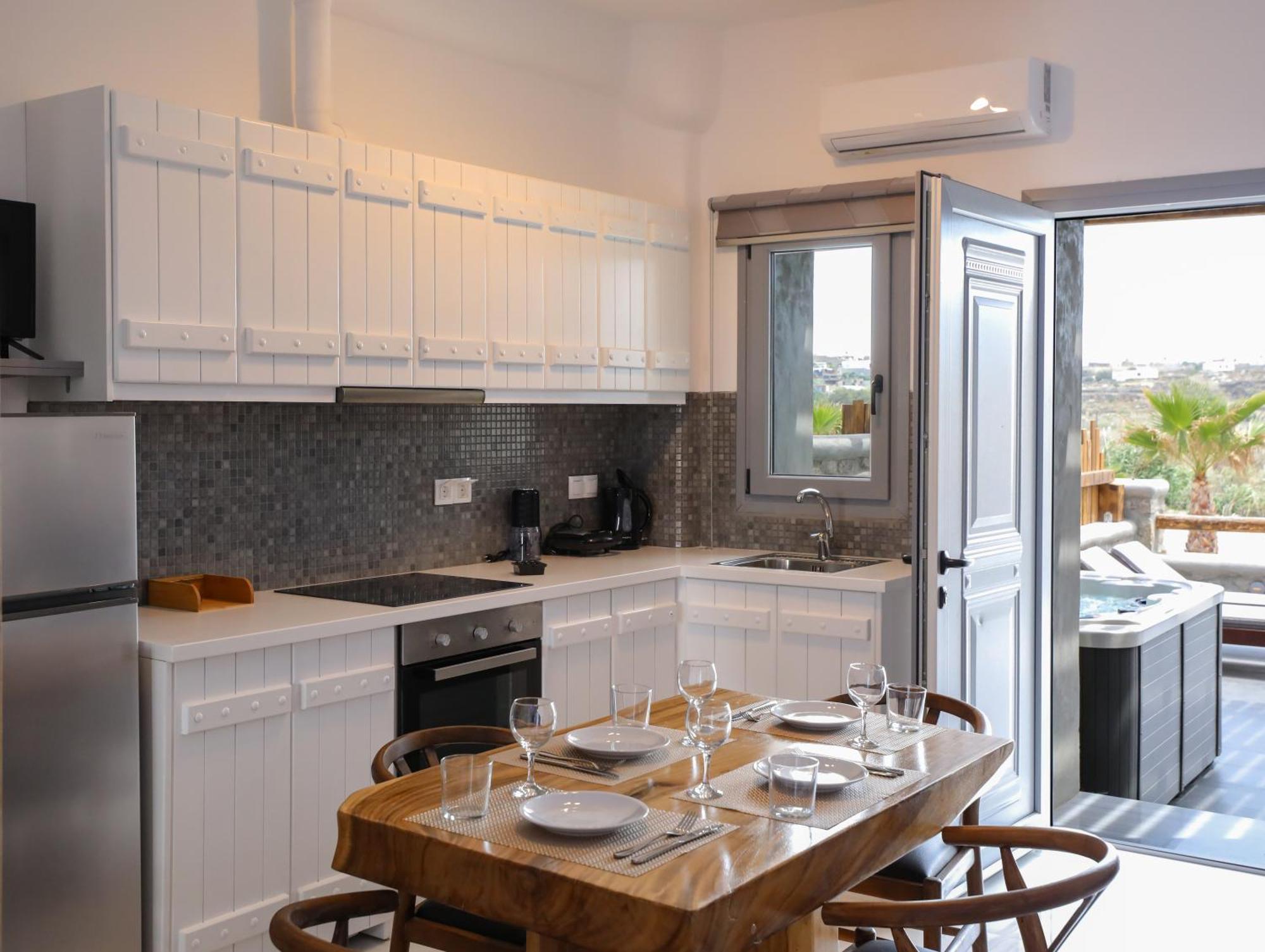 The George Villas With Private Pool, Close To Mykonos Town - Chora 外观 照片